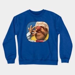 Funny Vert Der Ferk - The Swedish Chef Retro - Weed Crewneck Sweatshirt